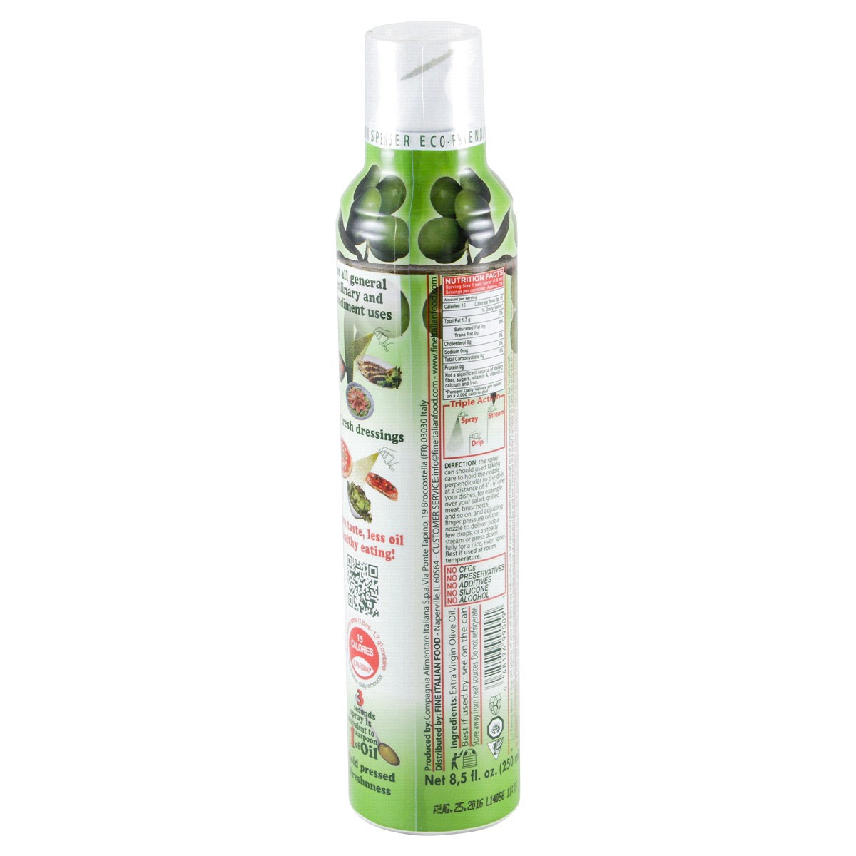 slide 4 of 4, Mantova Oil Olive Spray, 8.5 oz
