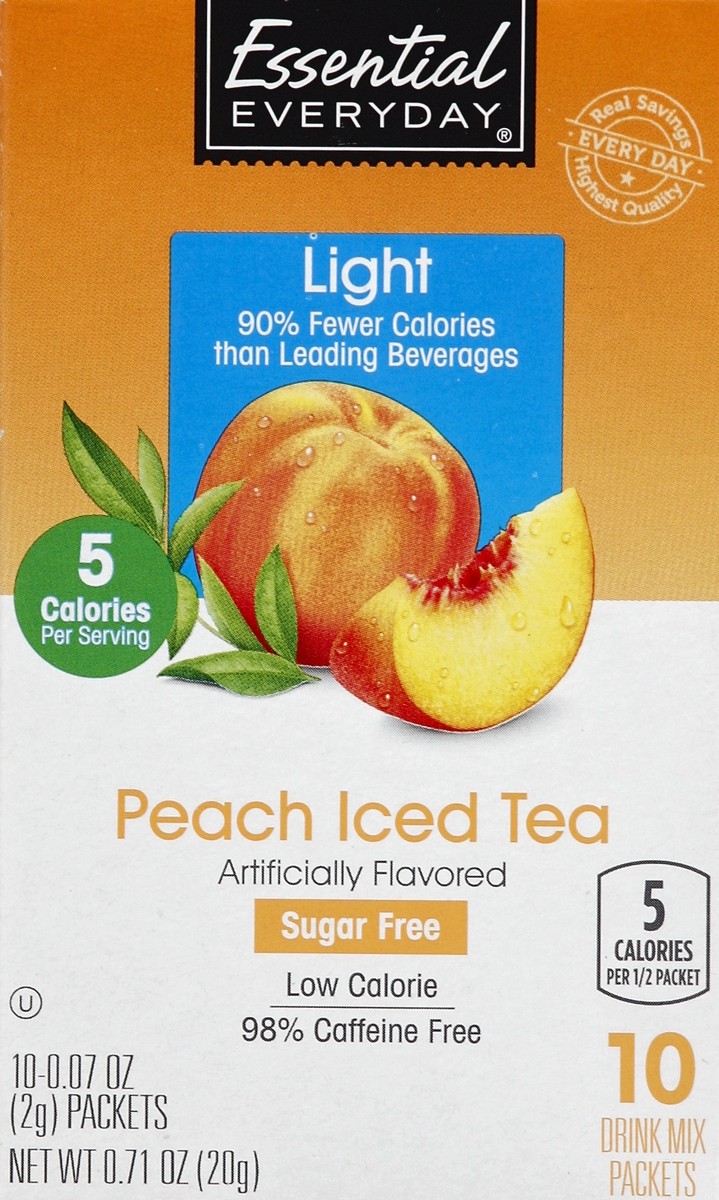 slide 2 of 6, Essential Everyday Peach Tea Sugarfre Stix - 0.53 oz, 0.53 oz