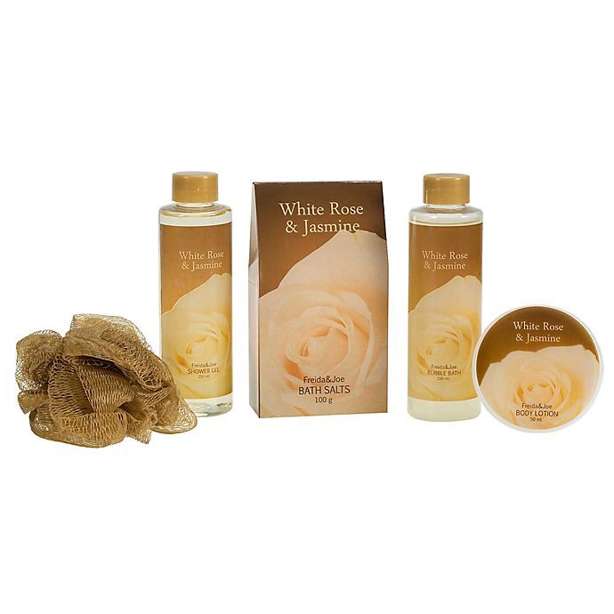 slide 5 of 6, Freida and Joe White Rose and Jasmine Fragrance Spa Set, 1 ct