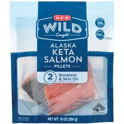 H-E-B Wild Caught Frozen Alaska Keta Salmon Fillets