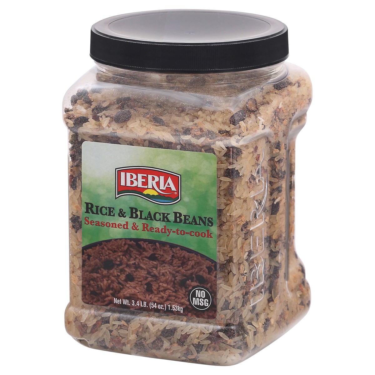 slide 4 of 9, Iberia Rice & Black Beans 3.4 lb, 3.4 lb