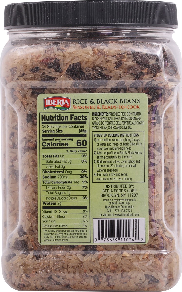 slide 9 of 9, Iberia Rice & Black Beans 3.4 lb, 3.4 lb