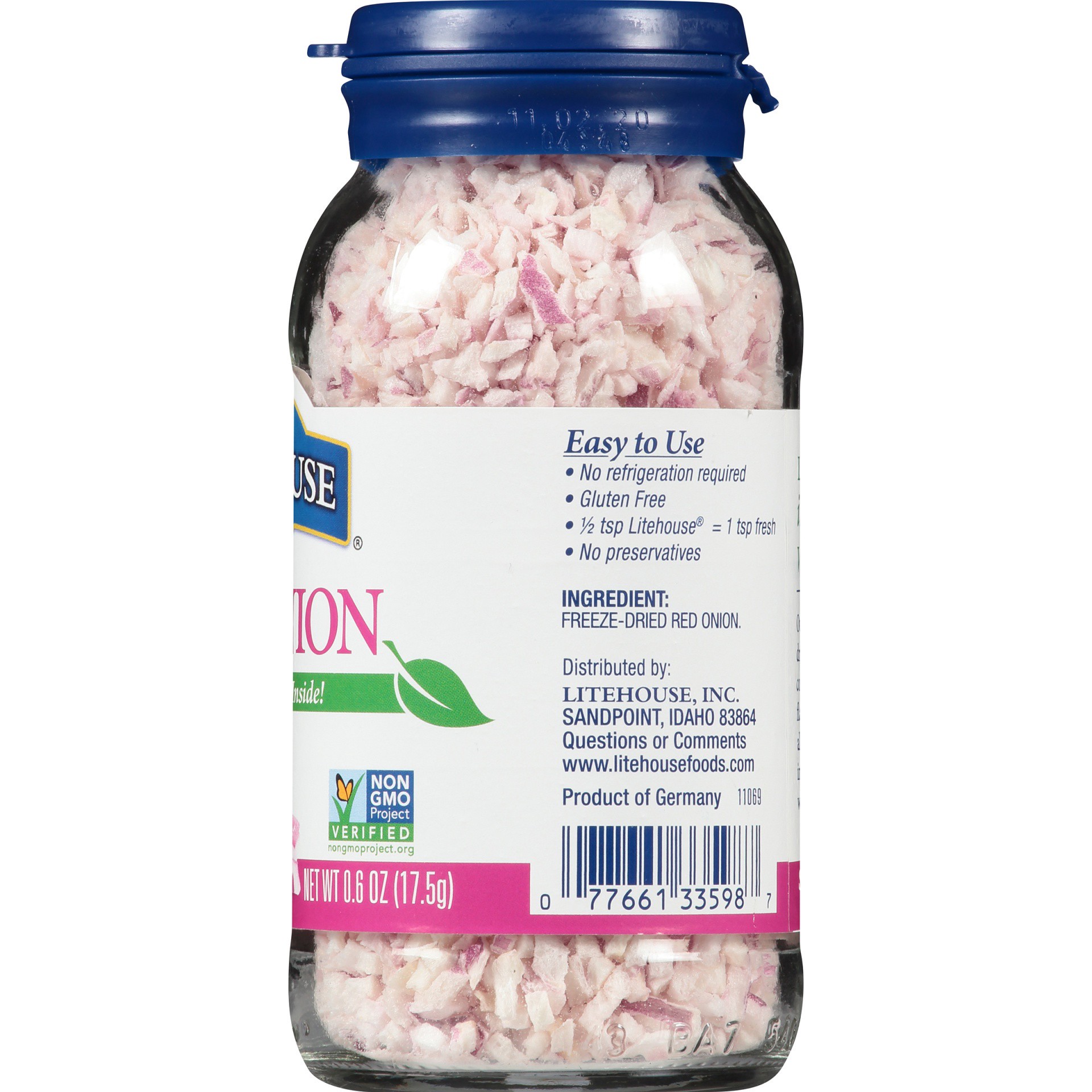 slide 7 of 7, Litehouse Freeze Dried Red Onion 0.6 oz. Jar, 0.6 oz