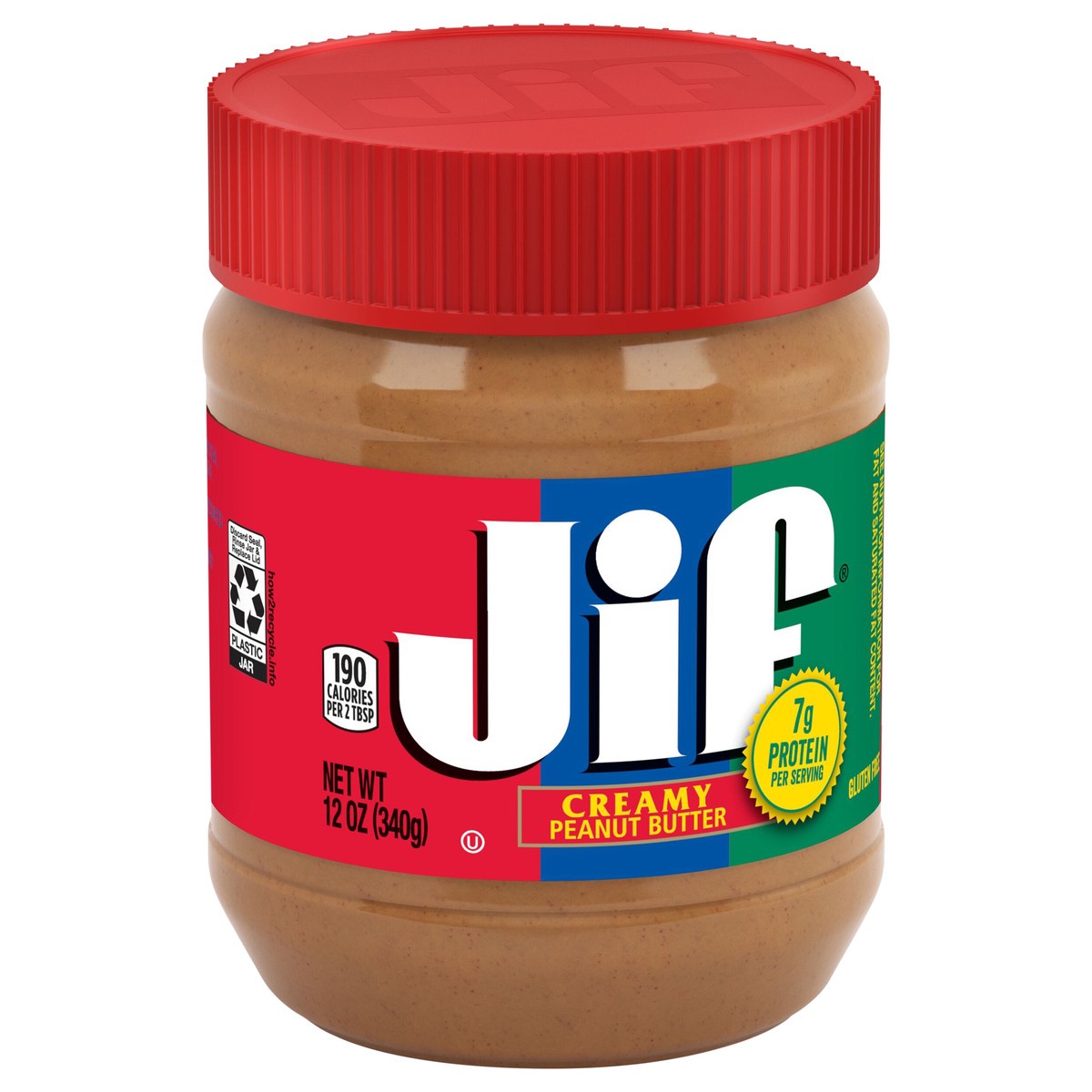 slide 8 of 9, Jif Creamy Peanut Butter 12 oz, 12 oz