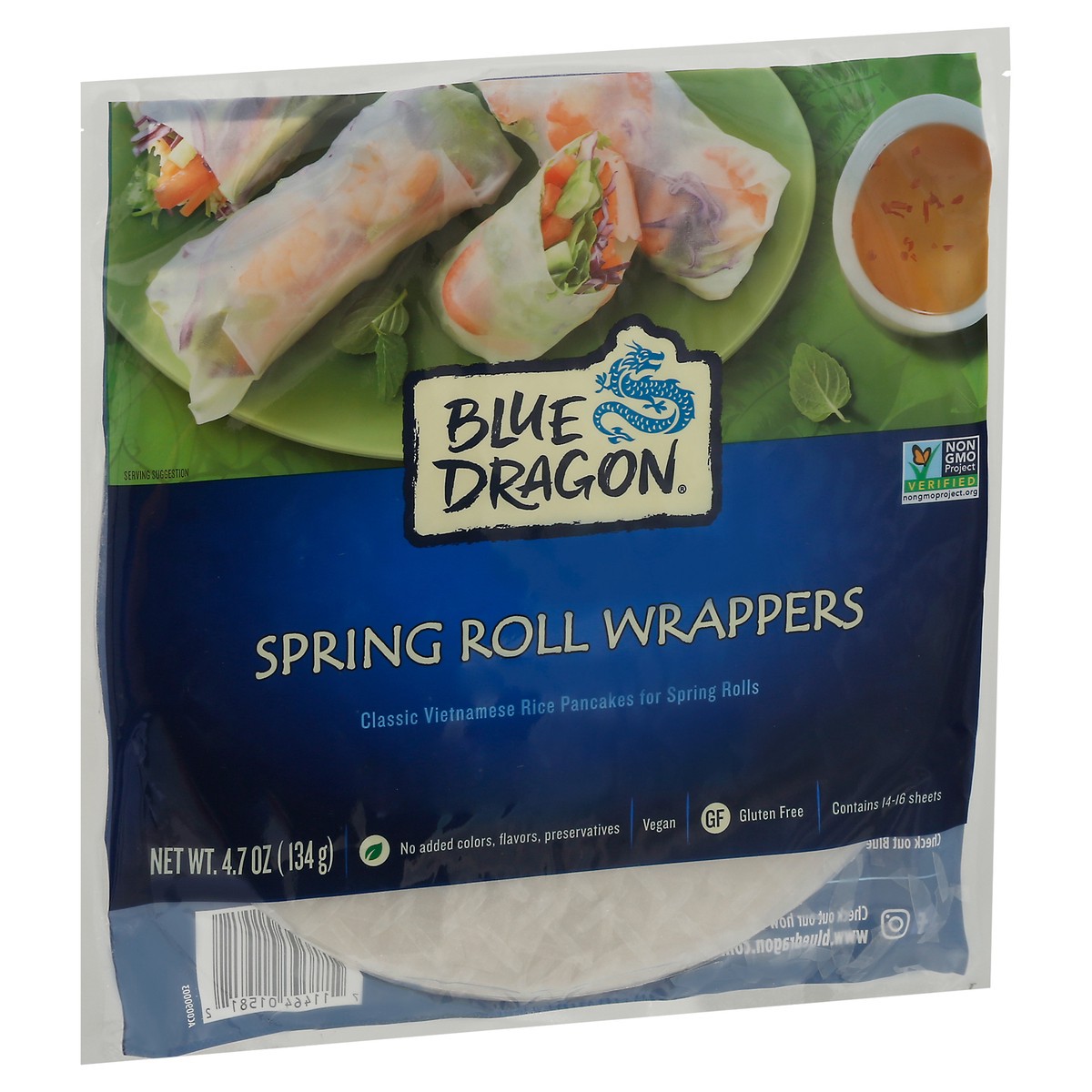 slide 5 of 9, Blue Dragon Spring Roll Wrappers 4.7 oz, 4.7 oz