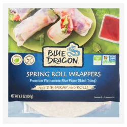 Blue Dragon Spring Roll Wrappers 4.7 oz