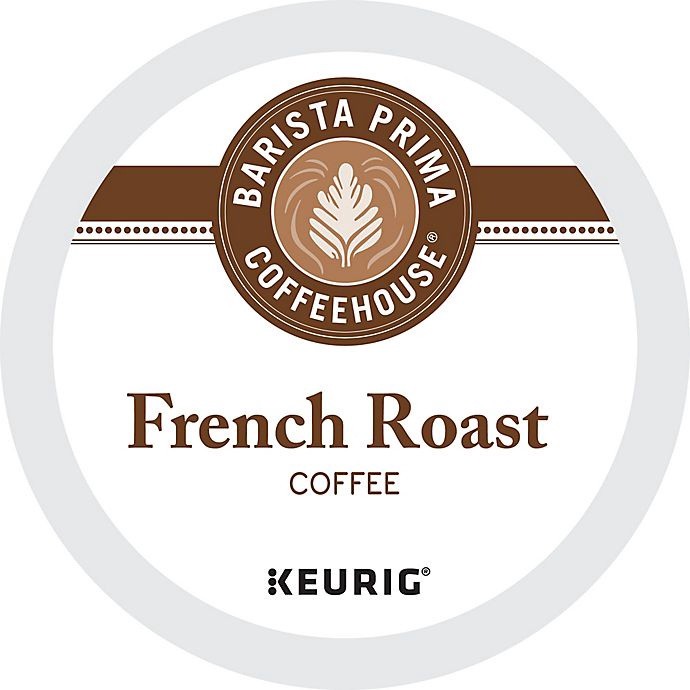 slide 1 of 6, Barista Prima Coffeehouse French Roast Coffee Keurig K-Cup Pods, 24 ct