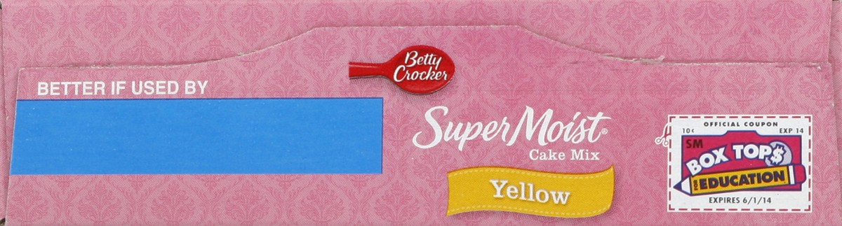 slide 2 of 6, Betty Crocker Super Moist Yellow Cake Mix, 15.25 oz