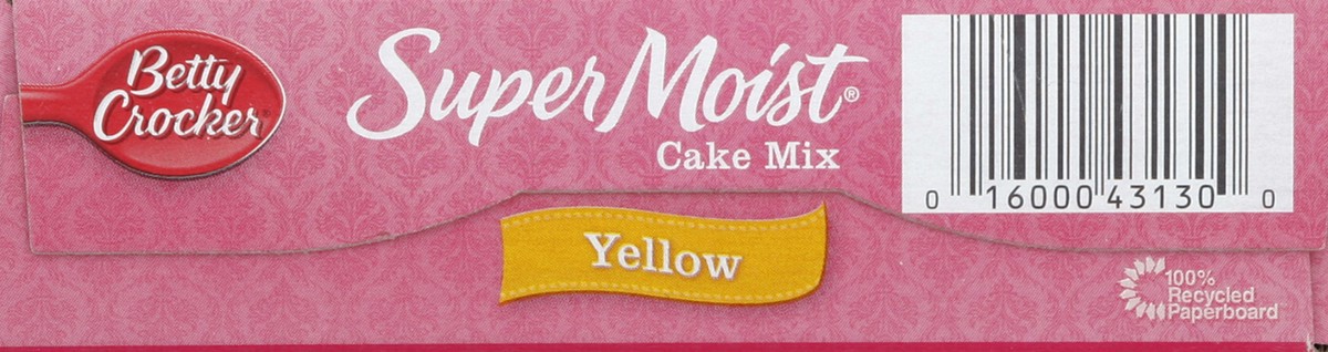 slide 4 of 6, Betty Crocker Super Moist Yellow Cake Mix, 15.25 oz