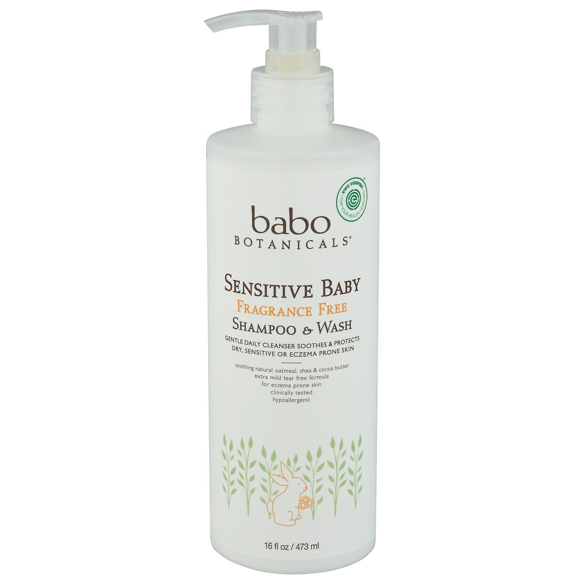 slide 1 of 11, Babo Botanicals Sensitive Baby Fragrance Free Shampoo & Ointment, 16 oz
