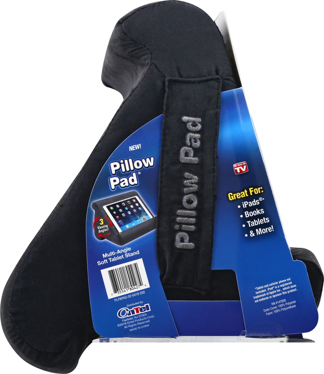 slide 7 of 9, Pillow Pad Charcoal Gray Soft Multi-Angle Tablet Stand 1 ea, 1 ct