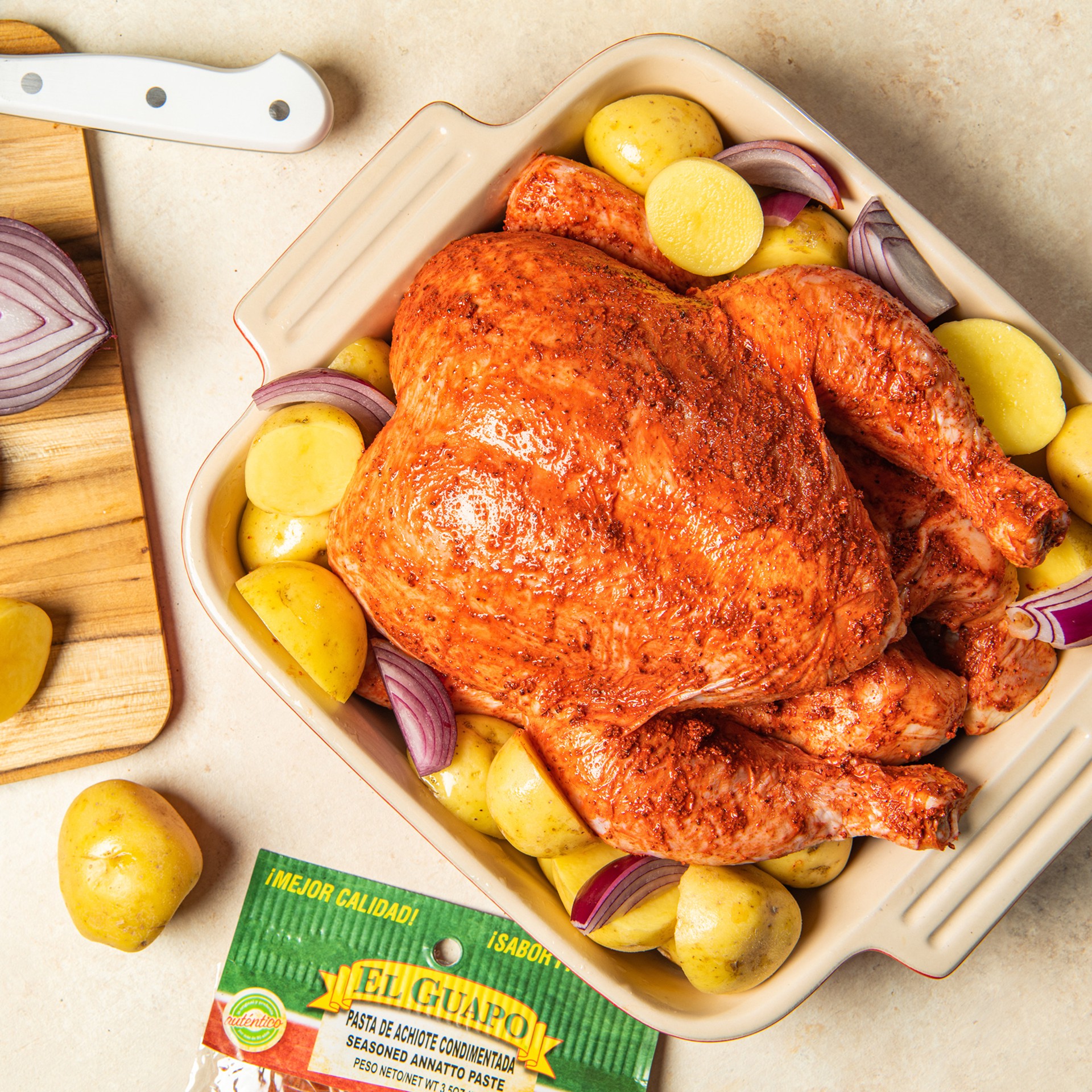 slide 6 of 10, El Guapo Seasoned Annatto Paste, 3.5 oz, 3.50 oz