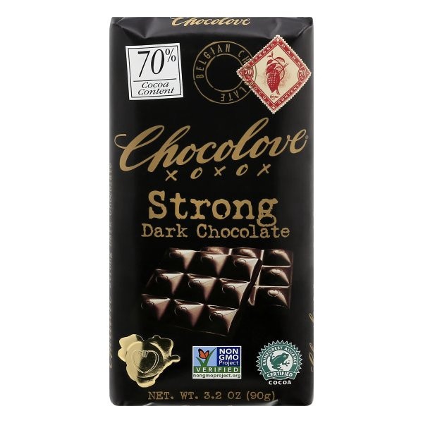 slide 1 of 9, Chocolove Strong Dark Chocolate 3.2 oz, 3.2 oz