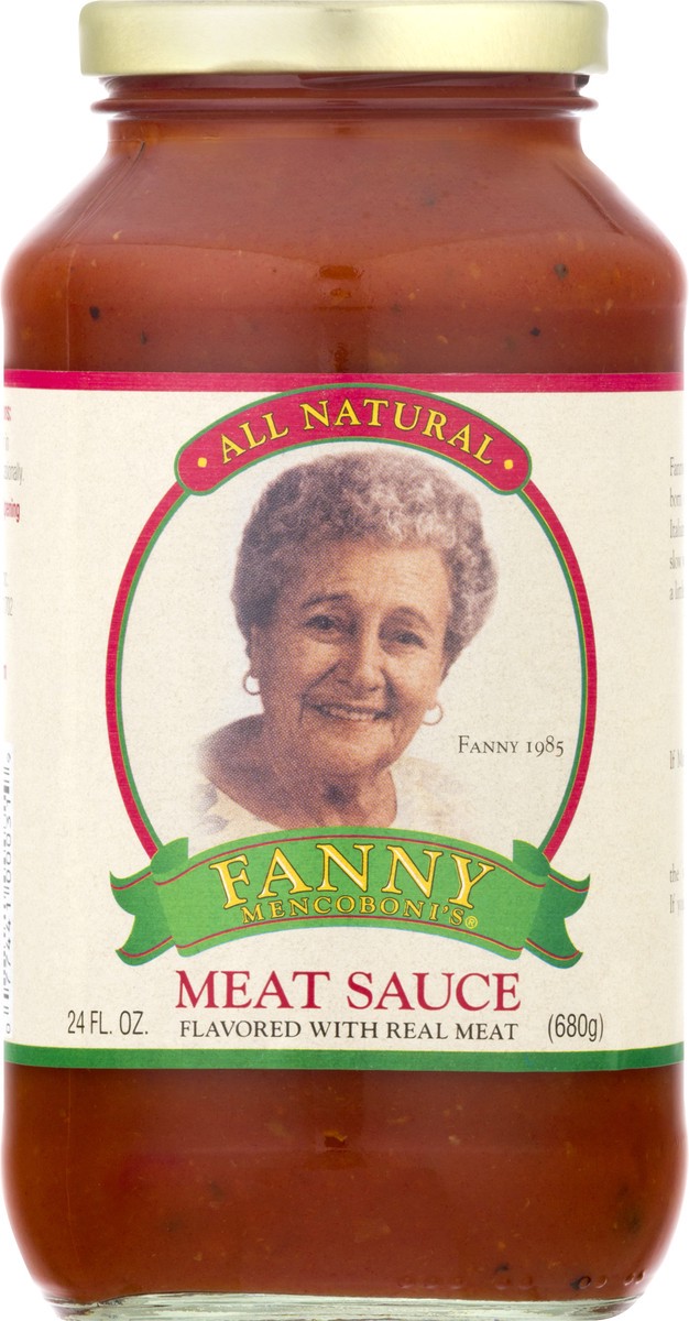 slide 3 of 13, Fanny Mencoboni's Meat Sauce 24 oz, 24 oz