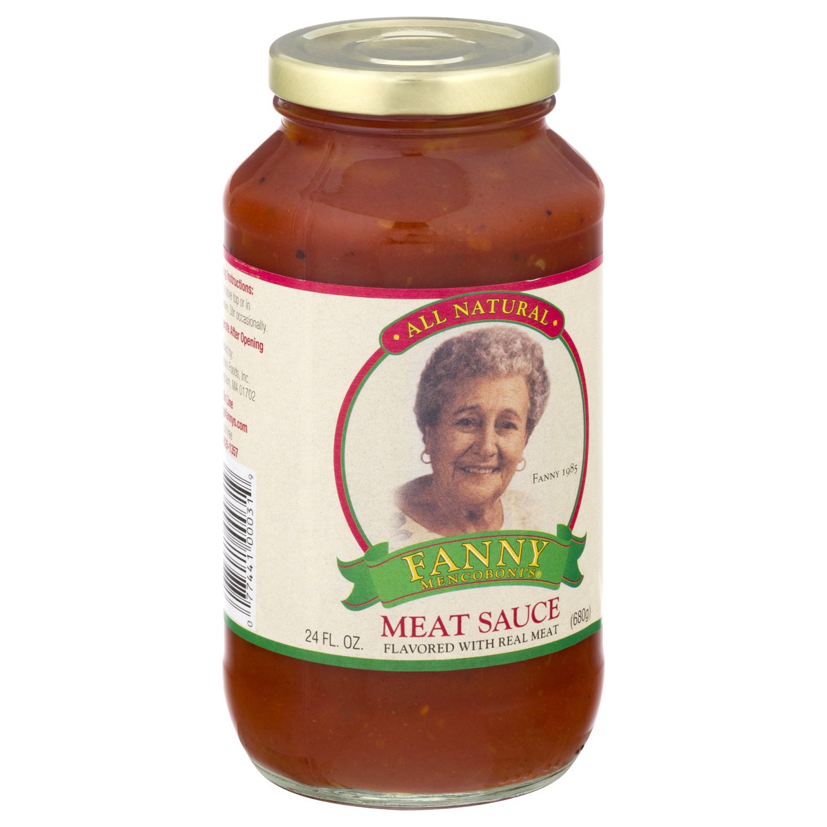 slide 4 of 13, Fanny Mencoboni's Meat Sauce 24 oz, 24 oz