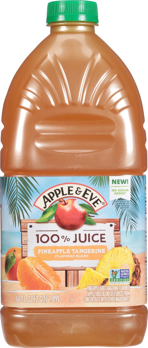 slide 6 of 9, Apple & Eve Pineapple Tangerine Flavored Blend 100% Juice 64 fl oz, 64 fl oz