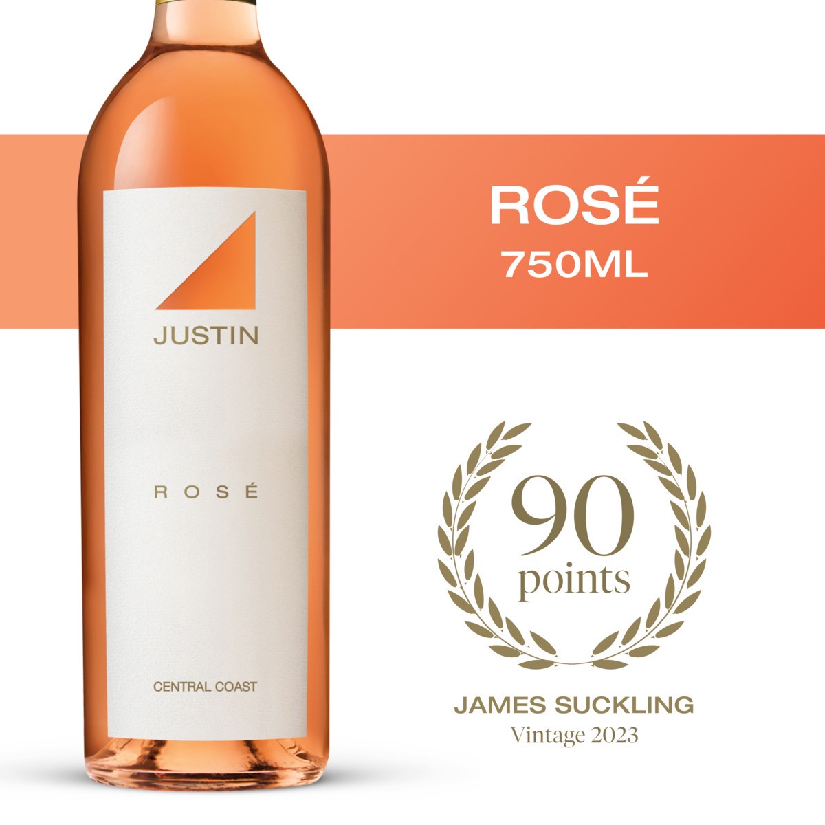 slide 1 of 1, JUSTIN Rosé Wine, 750mL, 750 ml