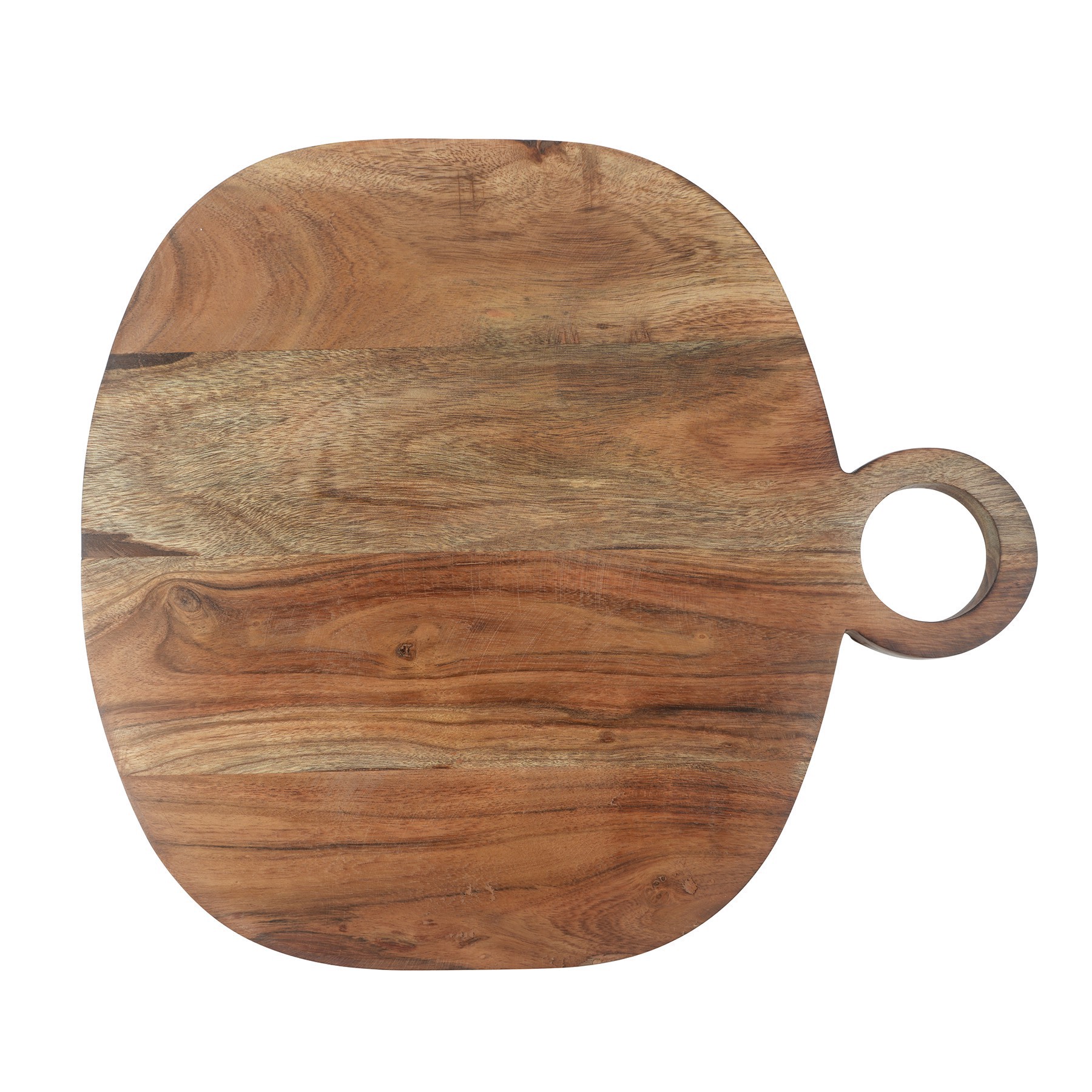 slide 2 of 2, 15.75" Natural Acacia Wood Charcuterie Board By Ashland, 15.75 in x 13.75 in x 0.5 in