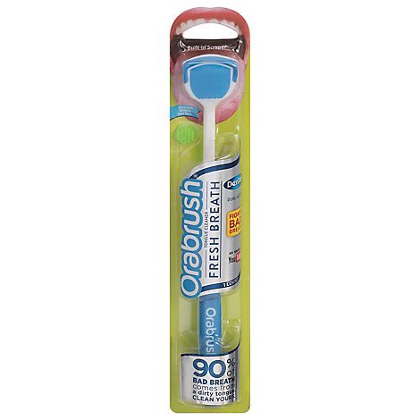 slide 1 of 2, Orabrush Tongue Cleaner Twin Pack, 2 ct