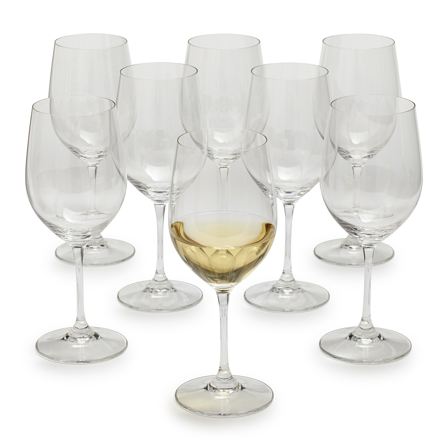 slide 1 of 1, Riedel Vinum Chardonnay Wine Glasses, Clear, 8 ct