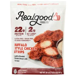 Realgood Buffalo Style Chicken Strips 20 oz