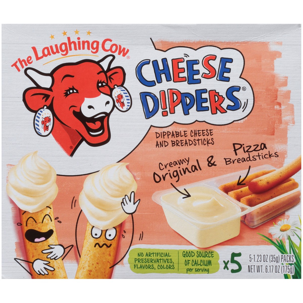 slide 1 of 12, The Laughing Cow Cheese Snacks, 6.17 oz