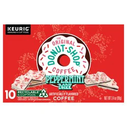 Donut Shop The Original Donut Shop Peppermint Bark, 10 count