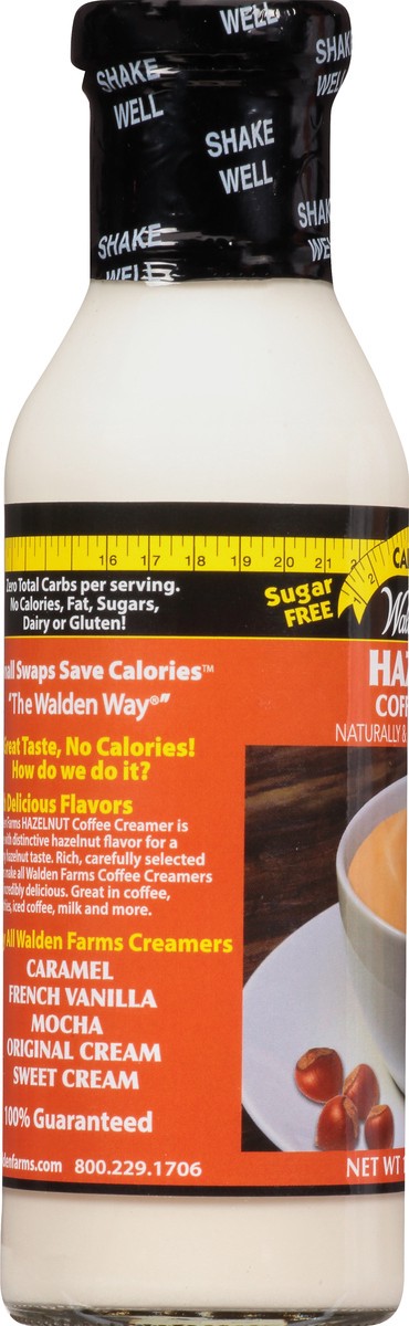 slide 6 of 13, Walden Farms Hazelnut Coffee Creamer, 12 fl oz