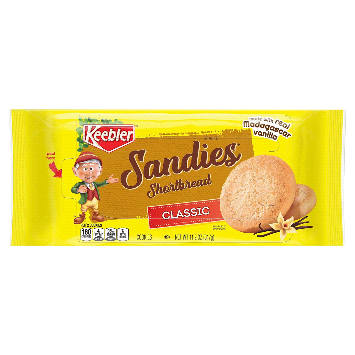 slide 1 of 7, Keebler Sandies Cookies 11.2 oz, 11.2 oz