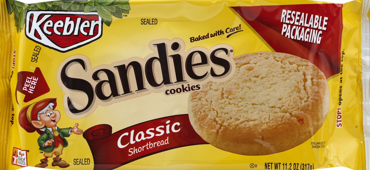 slide 1 of 8, Keebler Sandies Cookies 11.2 oz, 11.2 oz