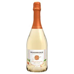 Woodbridge by Robert Mondavi Sparkling Infusions Sweet Peach Sparkling Wine, 750ml Bottle