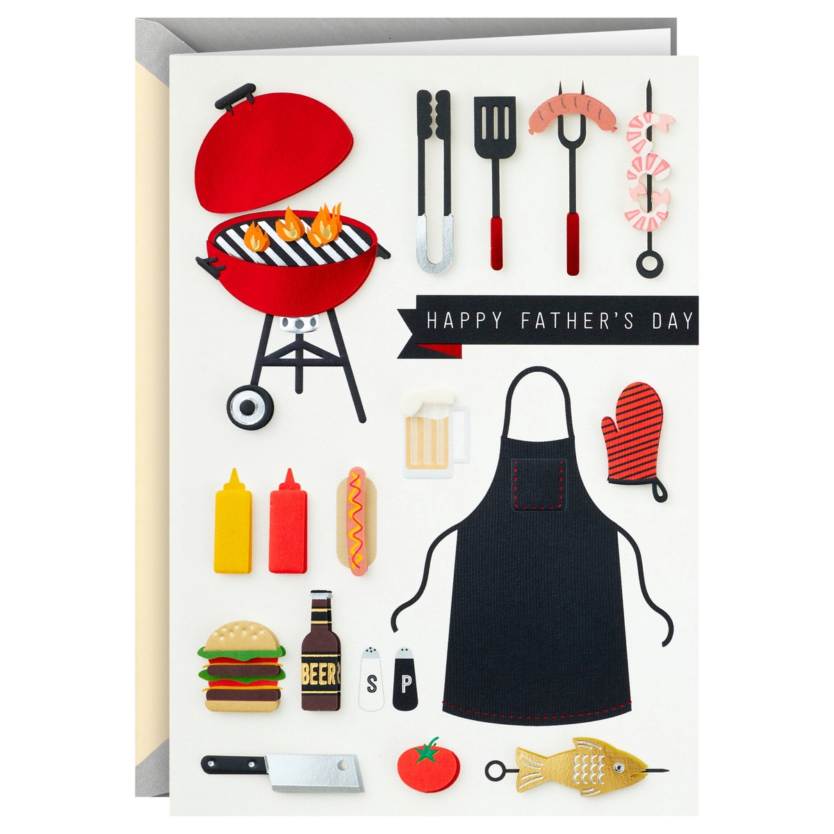 slide 1 of 3, Signature Hallmark Signature Fathers Day Card (Barbecue), 1 ct