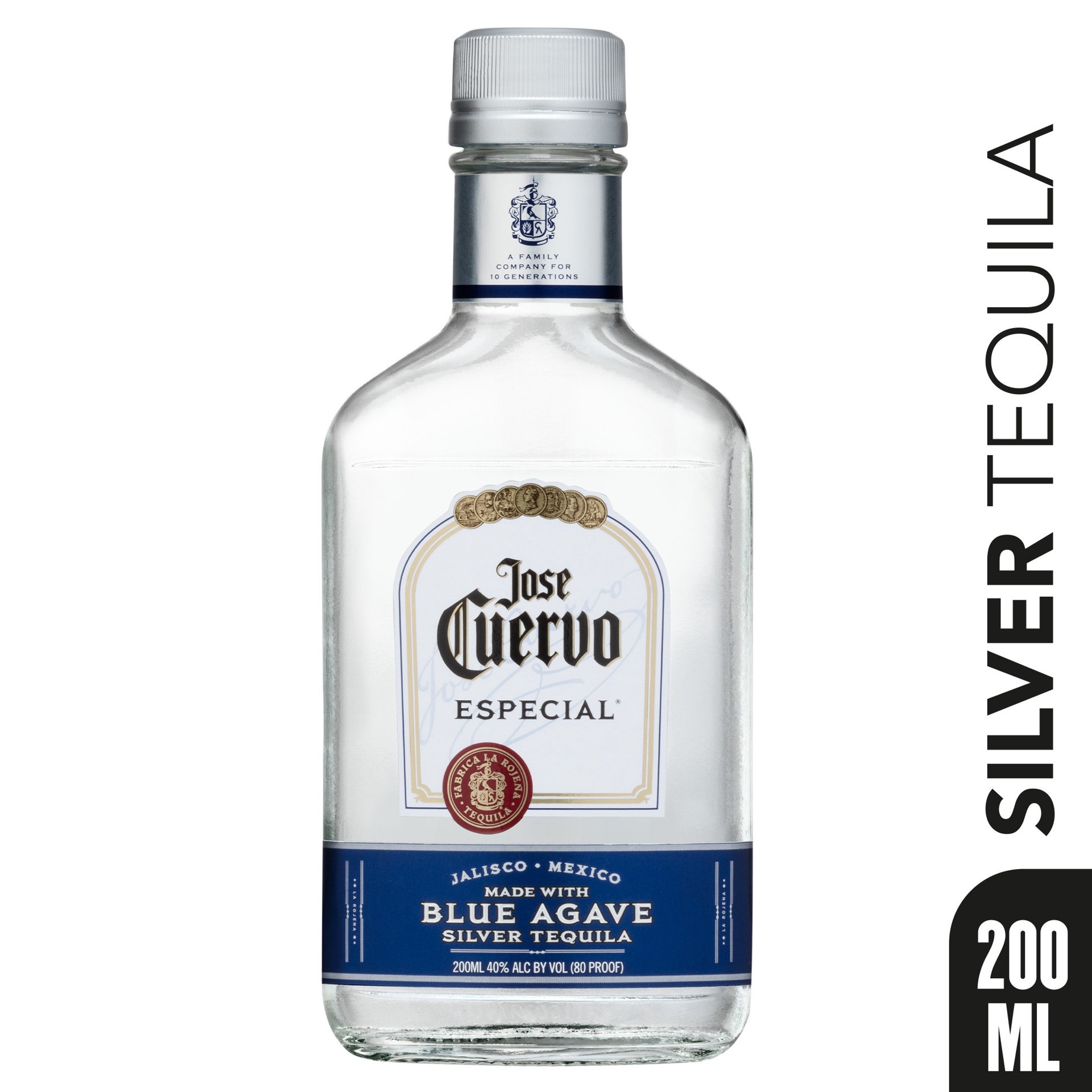 slide 3 of 3, Jose Cuervo Especial Silver Tequila 80 Proof (200 ml), 200 ml