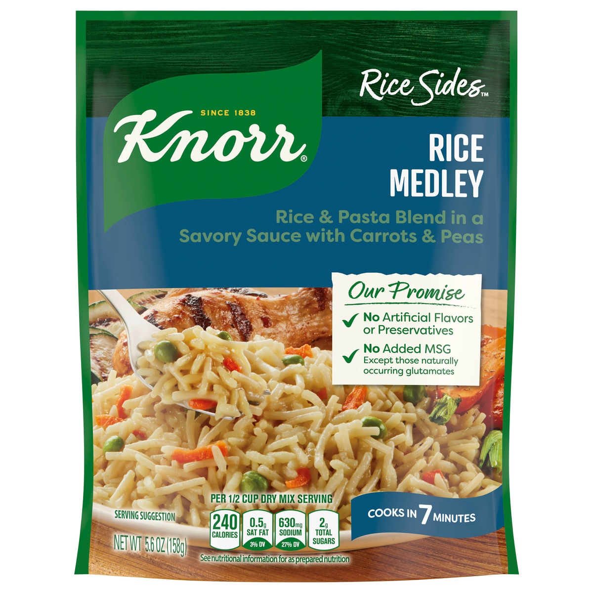 slide 1 of 1, Knorr Rice Sides Rice Medley, 5.59 oz