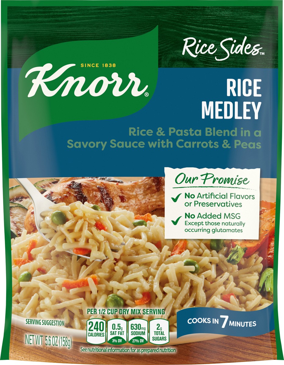 slide 2 of 3, Knorr Rice Sides Rice Medley, 5.6 oz, 5.6 oz