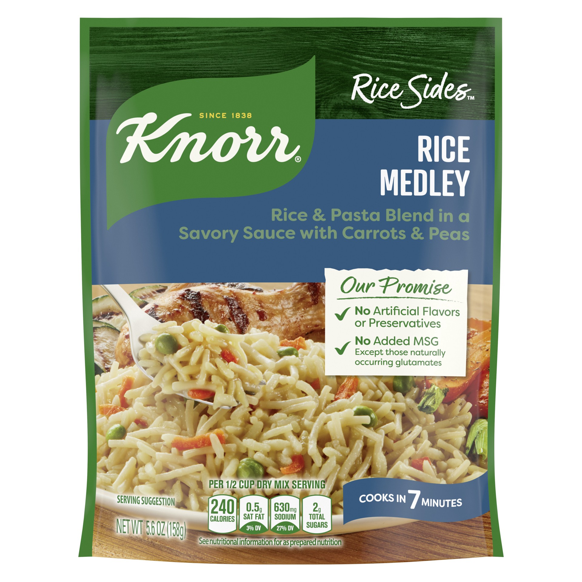 slide 1 of 3, Knorr Rice Sides Rice Medley, 5.6 oz, 5.6 oz