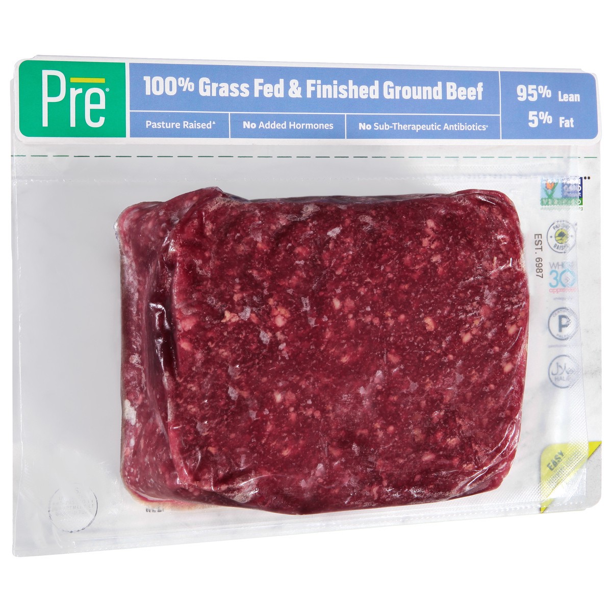 slide 8 of 9, Pre 100% Grass Fed & Finished Ground Ground Beef 16 oz, 16 oz