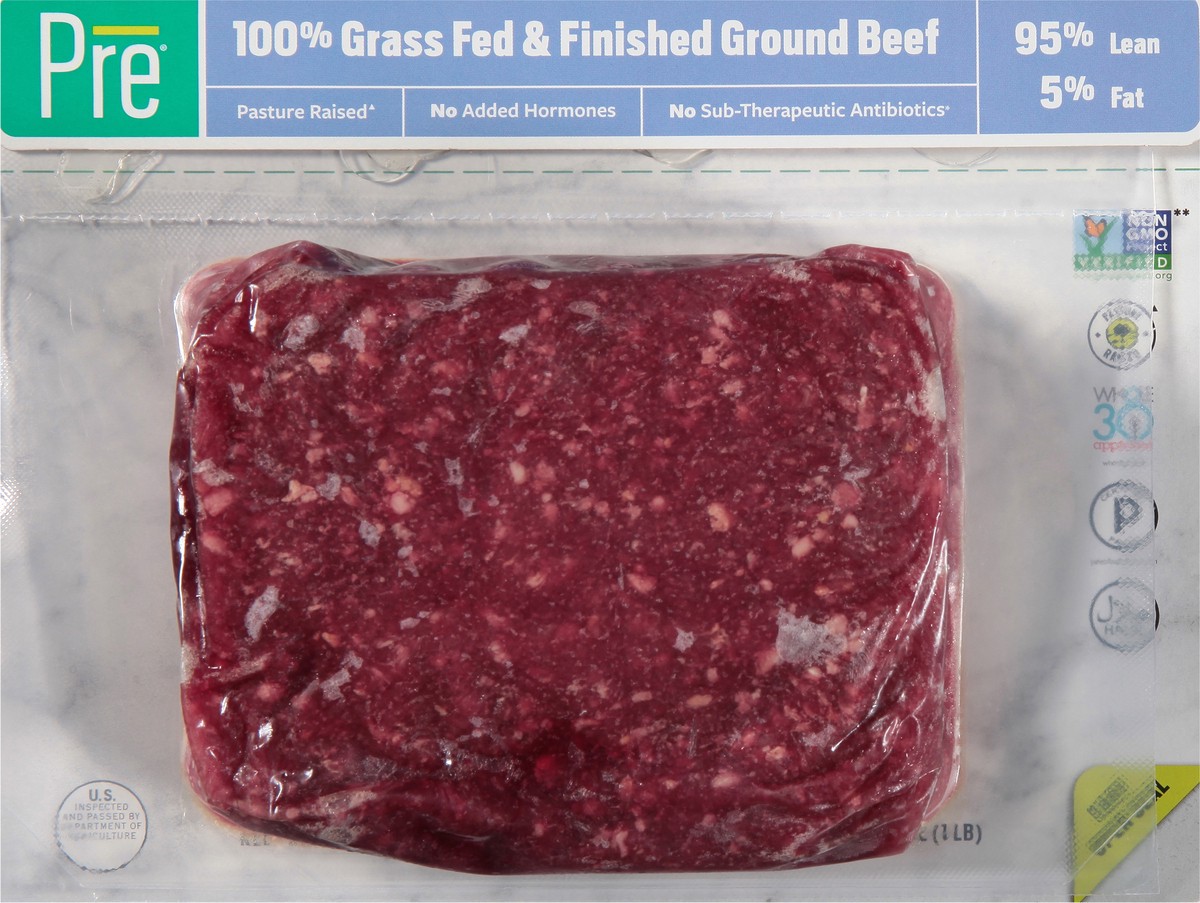 slide 2 of 9, Pre 100% Grass Fed & Finished Ground Ground Beef 16 oz, 16 oz