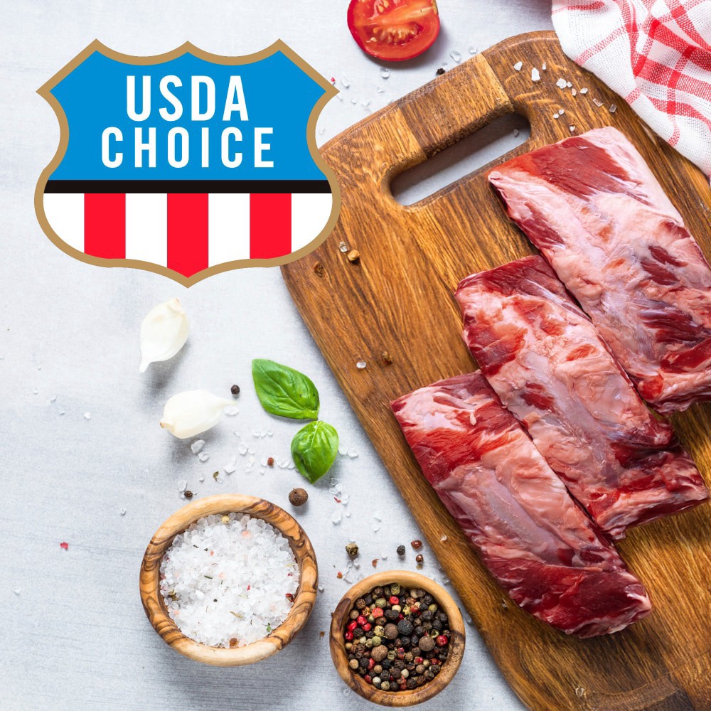 slide 3 of 5, Beef Choice Back Ribs, per lb