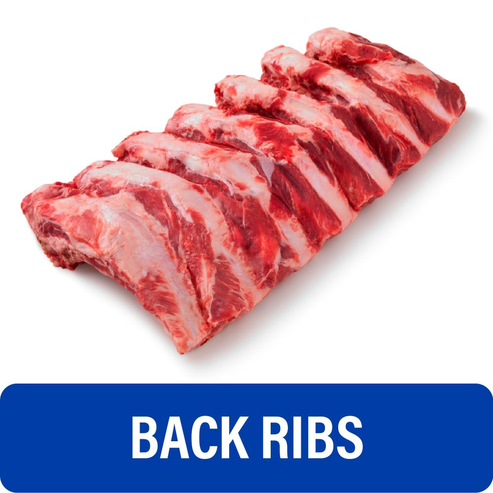 slide 1 of 5, Beef Choice Back Ribs, per lb