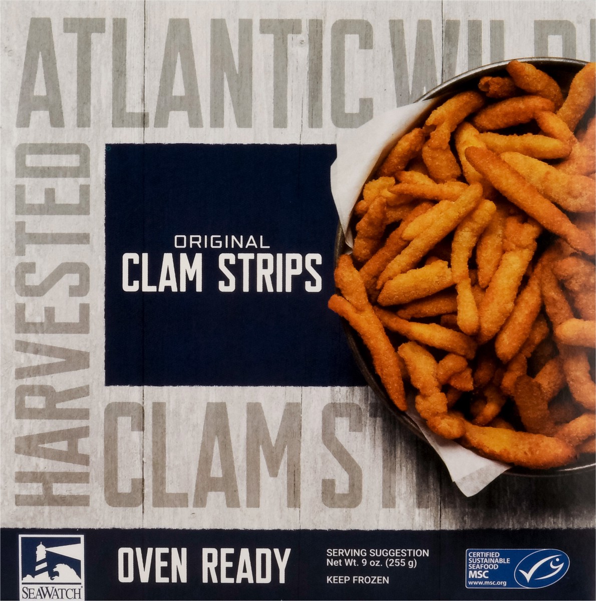 slide 2 of 9, SeaWatch Original Clam Strips 9 oz, 9 oz