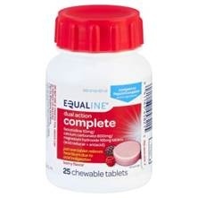 slide 1 of 1, Equaline Dual Action Complete Antacid, 25 ct