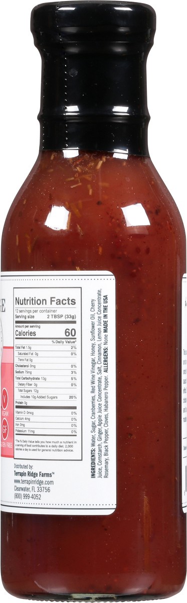 slide 6 of 11, Terrapin Ridge Farms Tart Cherry, Apple & Rosemary Glaze 12 fl oz, 12 fl oz