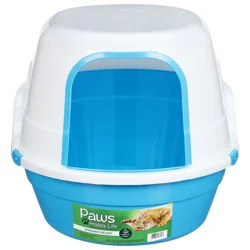 Paws Happy Life Enclosed Cat Pan 1 Each