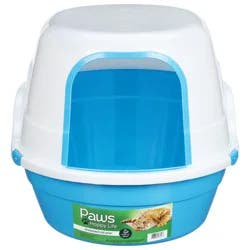 Paws Happy Life Enclosed Cat Pan 1 Each