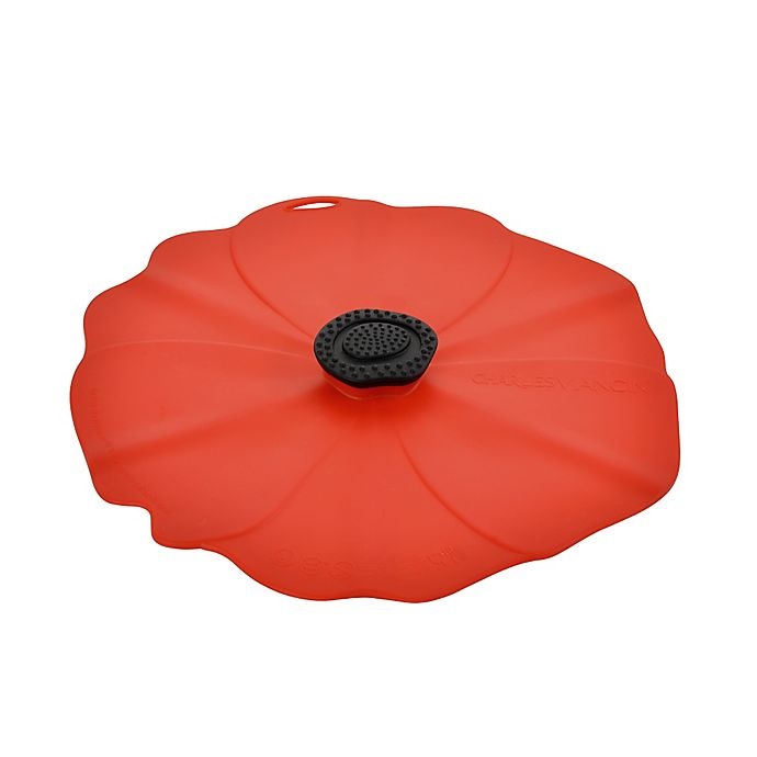 slide 1 of 1, Charles Viancin Poppy Lid - Red, 11 in