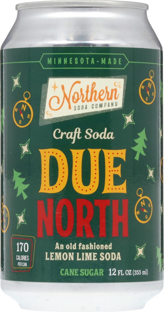 slide 6 of 13, Northern Soda Company Cane Sugar Due North Craft Soda 12 fl oz, 