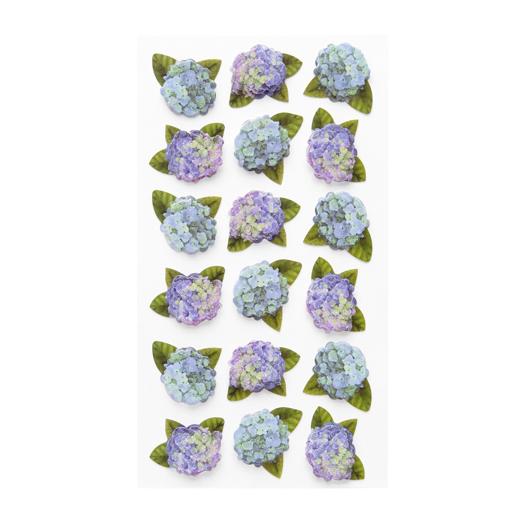 slide 2 of 4, Hydrangea Dimensional Stickers By Recollections, 3.87 in x 7 in