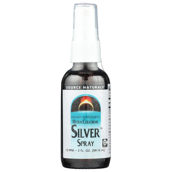 slide 1 of 1, Source Naturals Ultra Col Silver Throat Spray, 1 ct