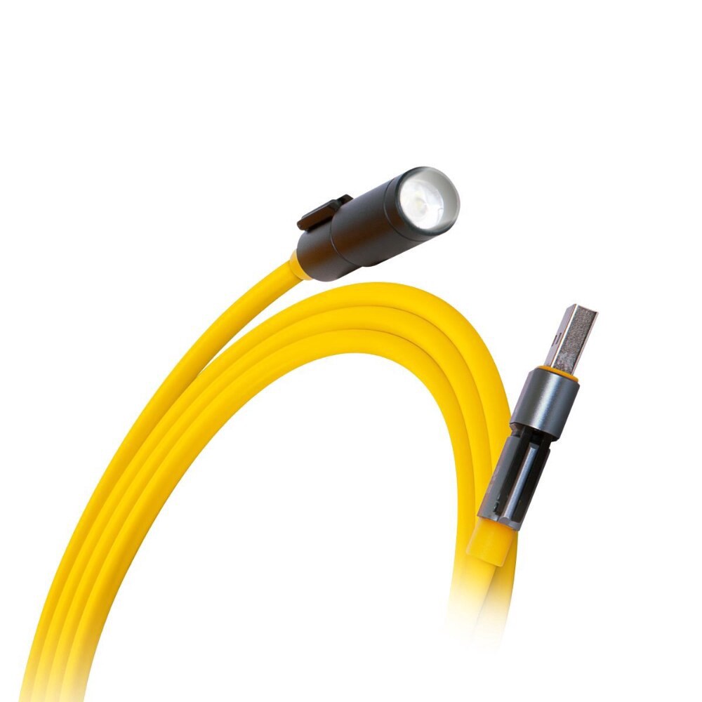 slide 2 of 3, Helix 240W USB-C Flashlight Cable, 1 ct